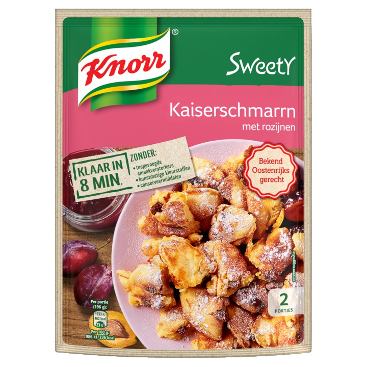 Knorr Sweety Maaltijdmix Kaiserschmarrn 205g