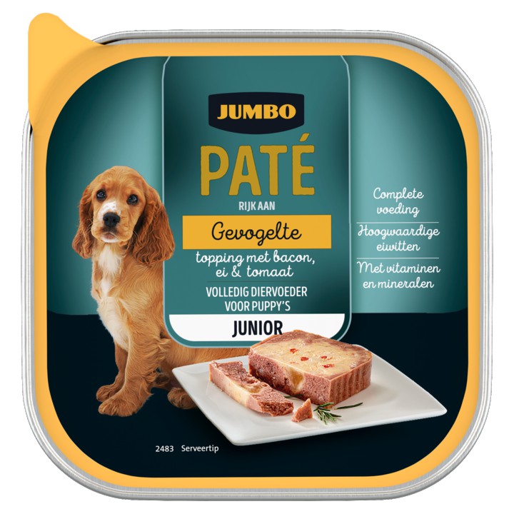 Jumbo Pat&amp;eacute; met Gevogelte Junior 150g