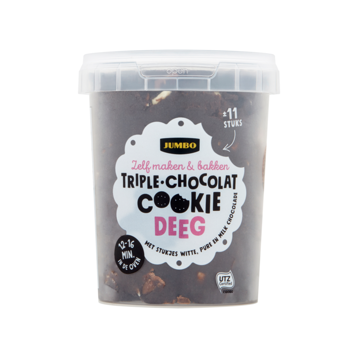 Jumbo Triple Chocolat Cookie Koekjesdeeg 500g