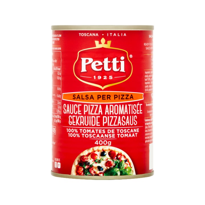 Petti Gekruide Pizzasaus 400g