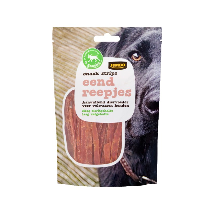 Jumbo Honden Snackstrips Eend Reepjes 90g