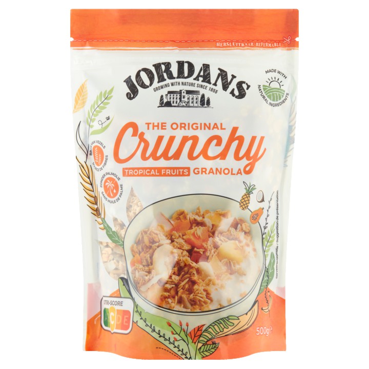 Jordans The Original Crunchy Tropical Fruits Granola 500g