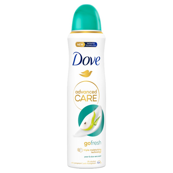 Dove Advanced Care Go Fresh Anti-Transpirant Pear &amp;amp; Aloe Vera Scent 150ml