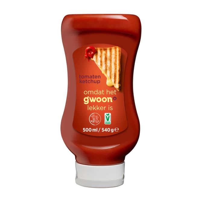 g&#039;woon tomatenketchup