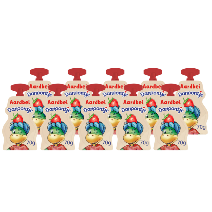 Danoontje Tussendoortje Aardbei 10 x 70g