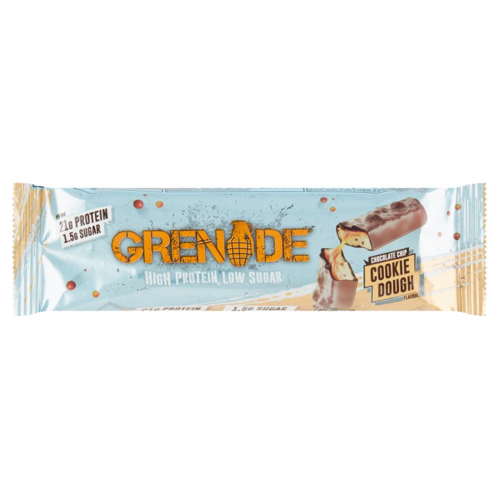 Grenade Prote&amp;iuml;ne Reep Chocolate Chip Cookie Dough 60g