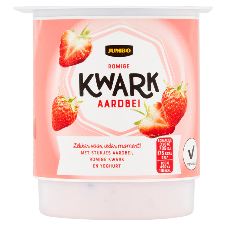 Jumbo Romige Kwark Aardbei 450g
