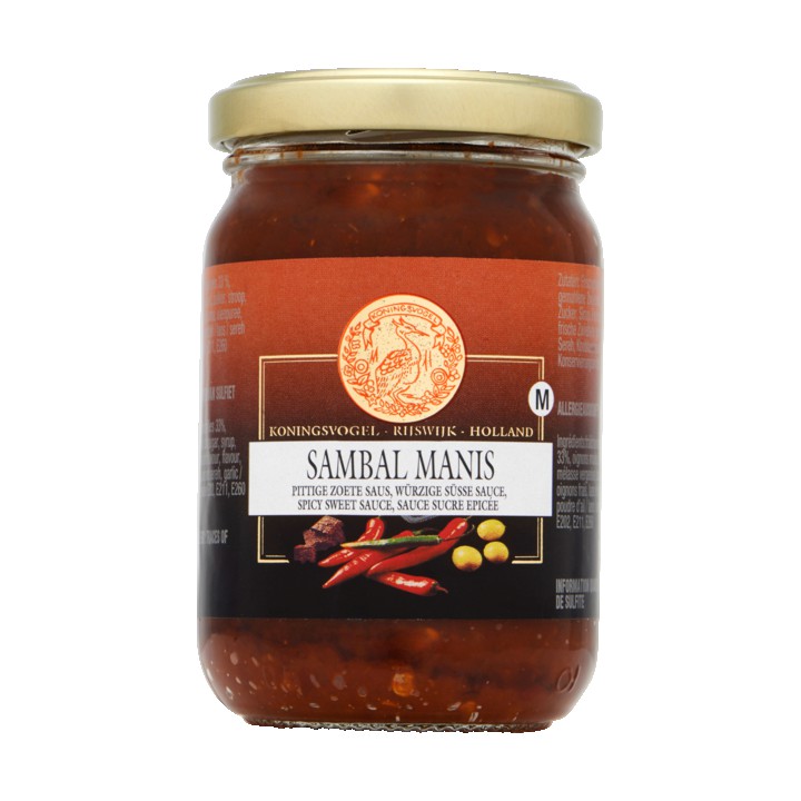 Koningsvogel Sambal Manis 200g