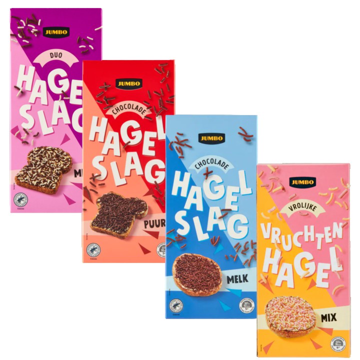 Jumbo Hagelslag 4 Varianten