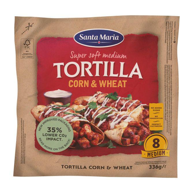 Santa Maria Tortilla corn &amp; wheat