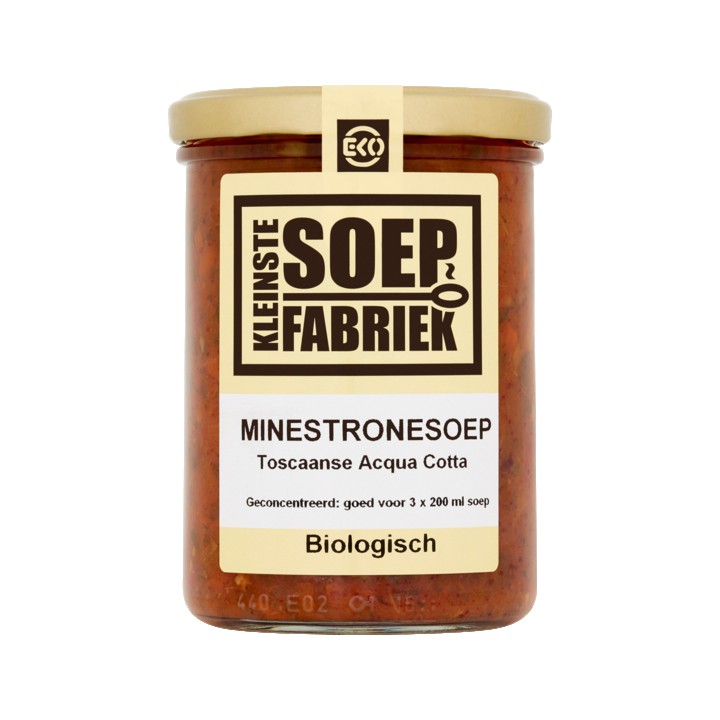KleinsteSoepFabriek Minestronesoep Biologisch 400ml