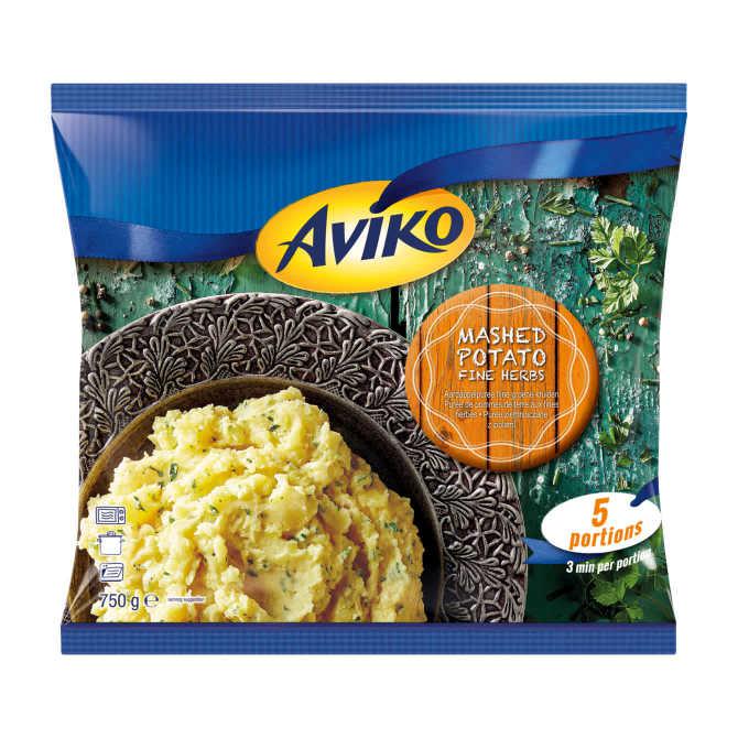 Aviko Mashed potato aardappelpuree fijne kruiden