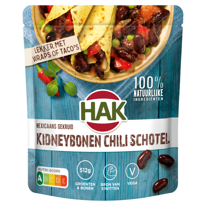 Hak Mexicaans Gekruid Kidneybonen Chili Schotel Bonen, Groenten &amp;amp; Saus 550g