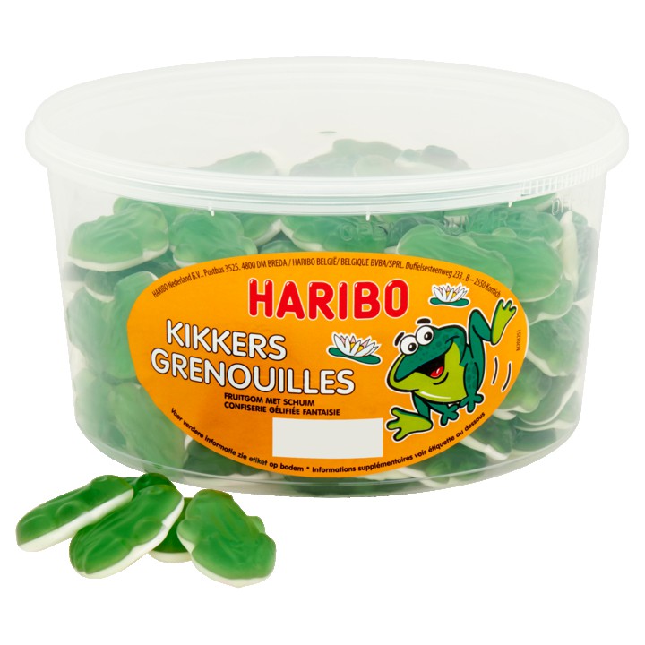 Haribo Kikker Silo 150 Stuks