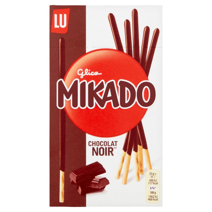 LU Glico Mikado Pure Chocolade 75g