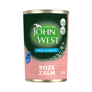 John West wilde roze zalm MSC 418 gram