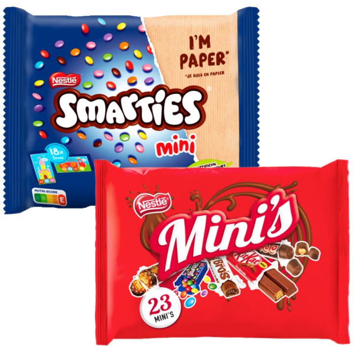 Mini Smarties en Nestl&amp;eacute; Mix