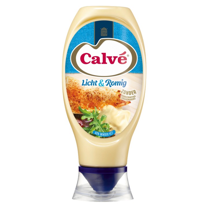 Calv&amp;eacute; Mayonaise Licht &amp;amp; Romig Squeeze 430ml