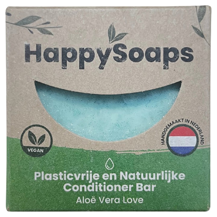 HappySoaps Conditioner Bar Alo&amp;euml; You Vera Much 65g
