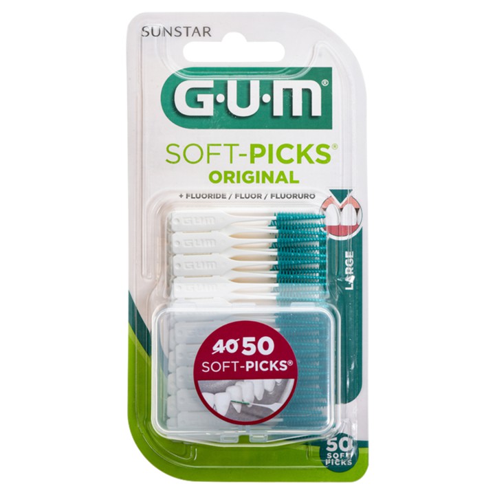 GUM&amp;reg; Soft-Picks&amp;reg; Original Tandenstokers Large 50 Stuks