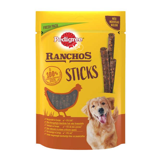 Pedigree Ranchos sticks kip snack