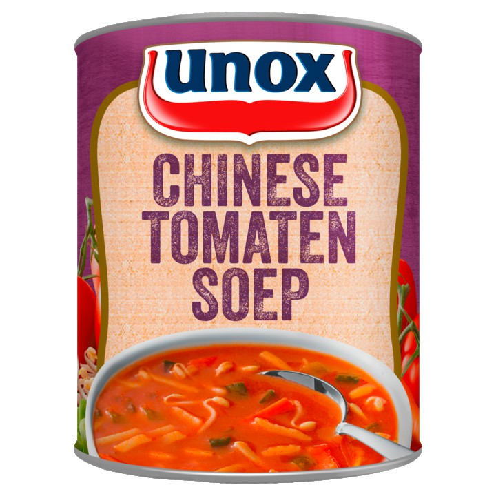 Unox Soep in blik stevige Chinese tomatensoep