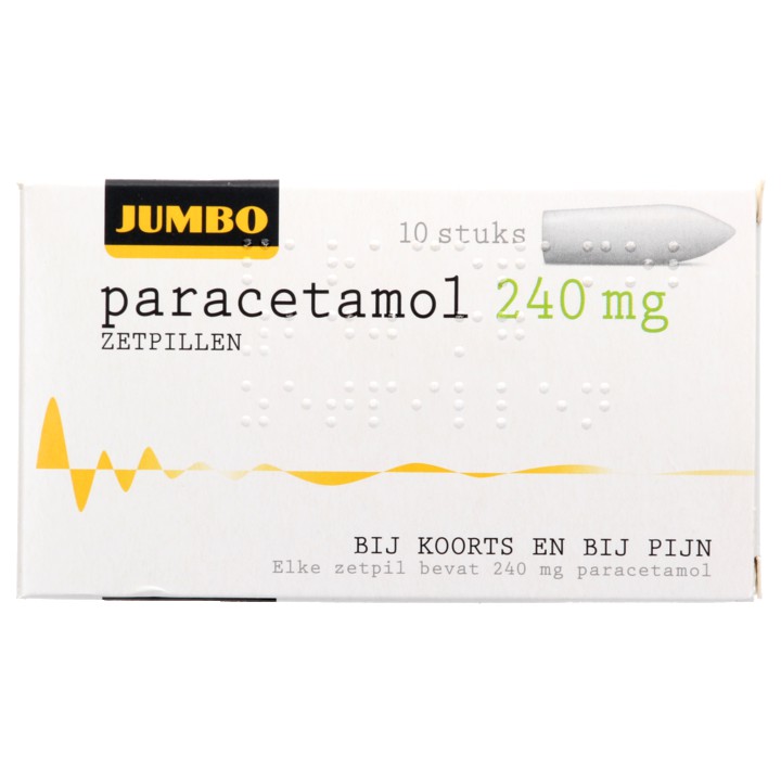 Jumbo Paracetamol 240mg zetp 10st