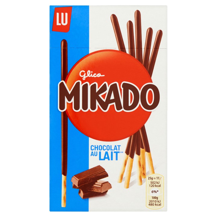 LU Mikado chocolade koekjes Glico 75g