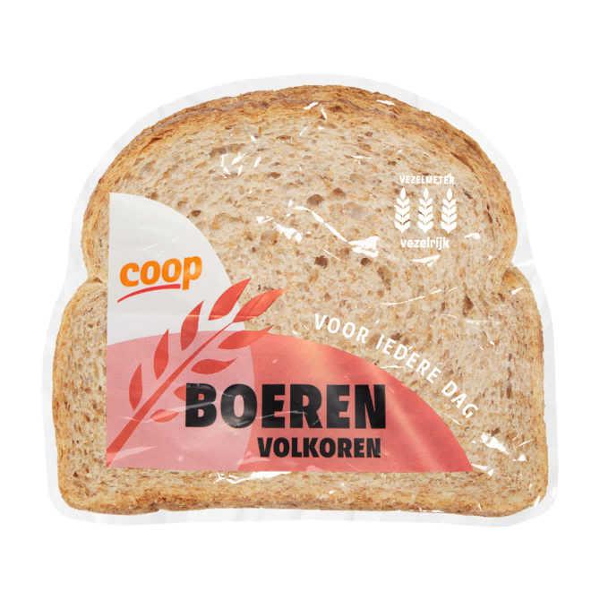 Coop Boeren volkorenbrood half