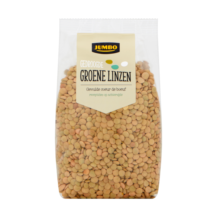 Jumbo Gedroogde Groene Linzen 400g