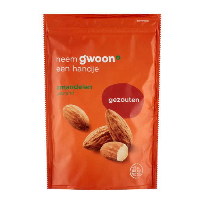 g'woon Amandelen Gebrand Gezouten 150 g | Nederland Life g'woon Amandelen Gebrand Gezouten 150 g