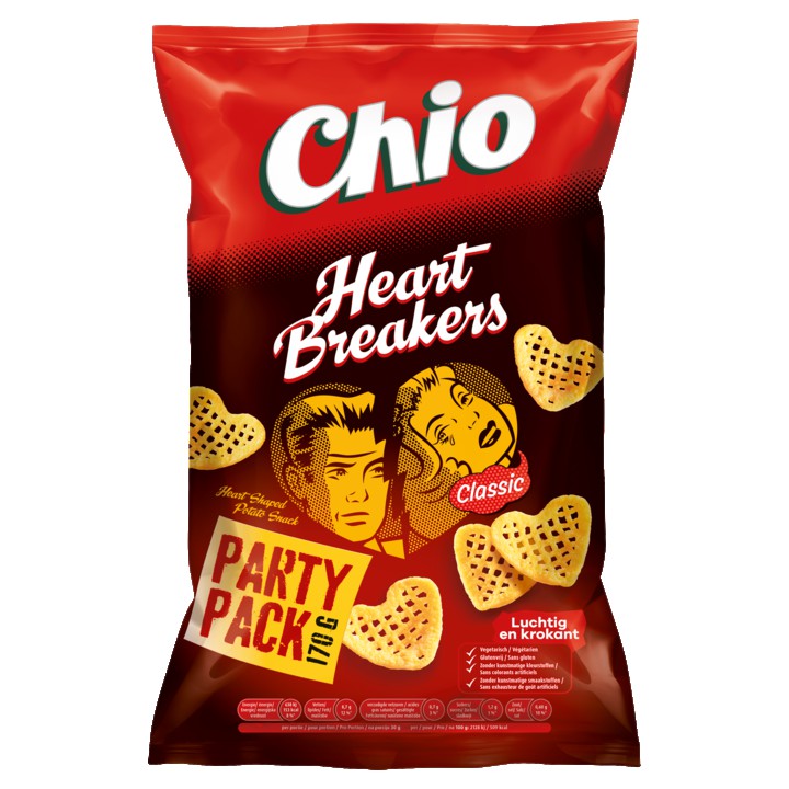 Chio Heartbreakers Classic Party Pack 170g