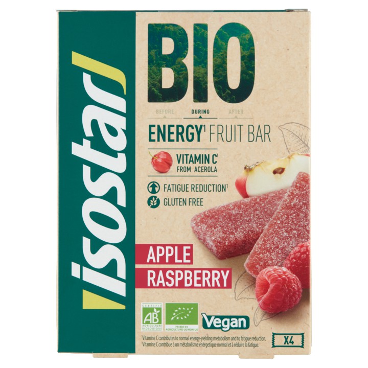 Isostar Bio Apple Raspberry 4 x 25g