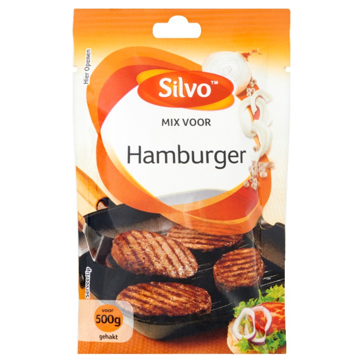 Silvo Mix voor Hamburger 38g