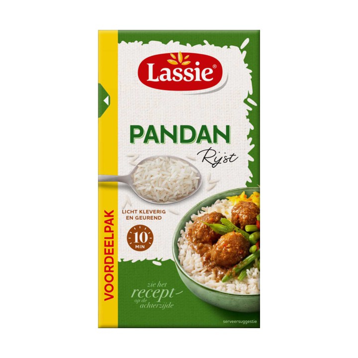 Lassie Pandanrijst Voordeelpak 750g