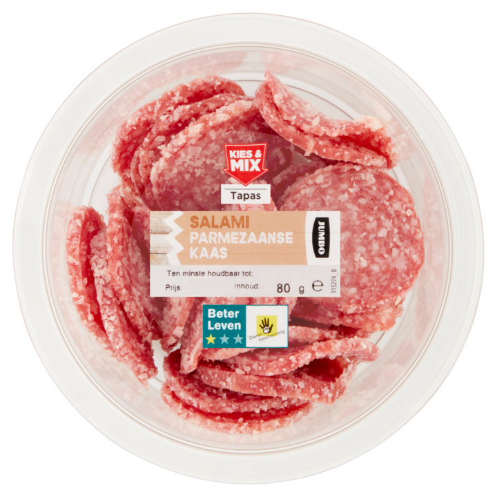 Jumbo Salami Parmezaanse Kaas 80g