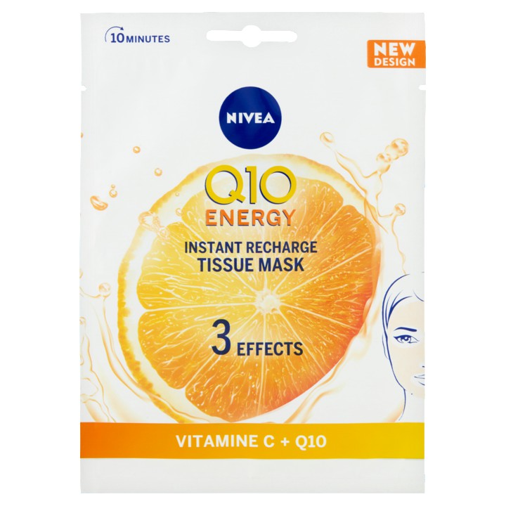 Nivea Q10 Energy Instant Recharge Tissue Mask | Nederland Life Nivea Q10 Energy Instant Recharge Tissue Mask