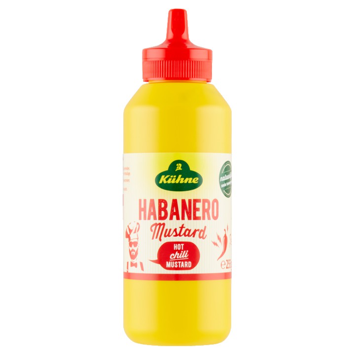 K&amp;uuml;hne Habanero Mustard Hot Chili 255g