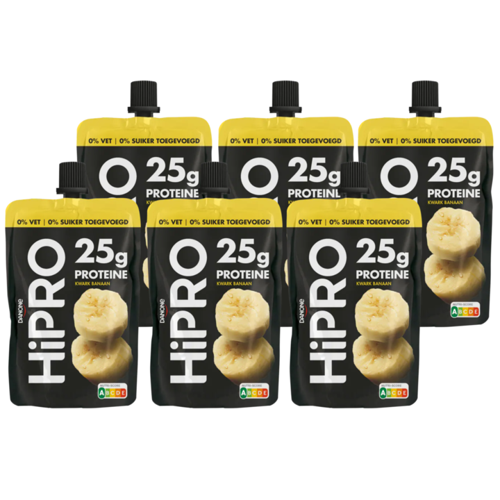 HiPRO Protein Kwark Banaan 6 x 200g