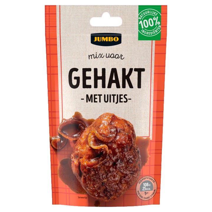 Jumbo Mix voor Gehakt met Uitjes 40g