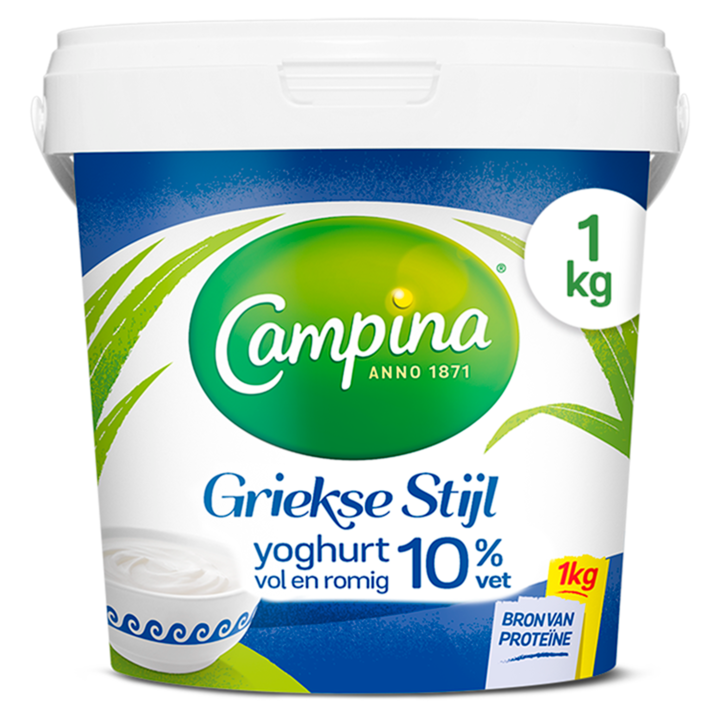 Campina Griekse Stijl Yoghurt 10% vet 1kg