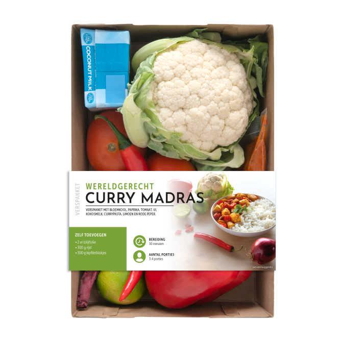 Verspakket curry madras