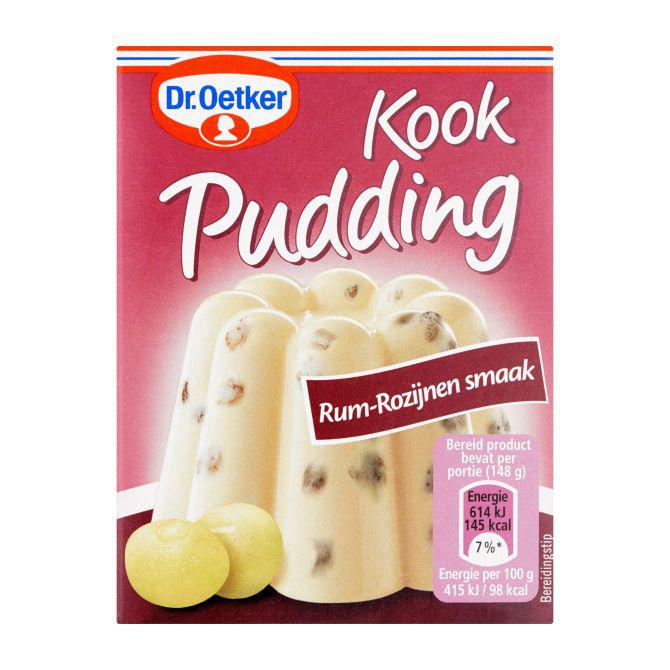 Dr. Oetker Kookpudding Rum Rozijnen