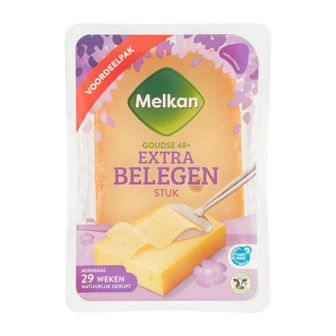 Melkan Extra belegen 48+ kaas stuk