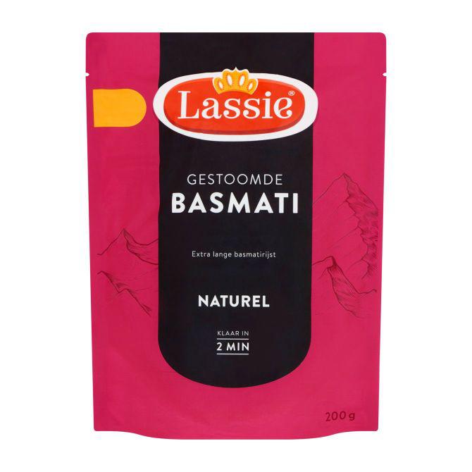 Lassie Gestoomde basmati naturel