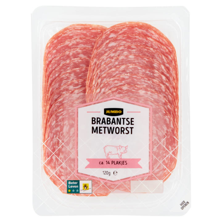 Jumbo Brabantse Metworst 120g