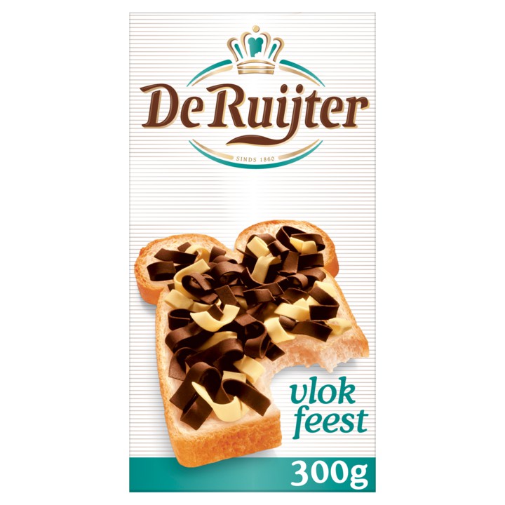 De Ruijter Vlokfeest Puur &amp;amp; Wit 300g