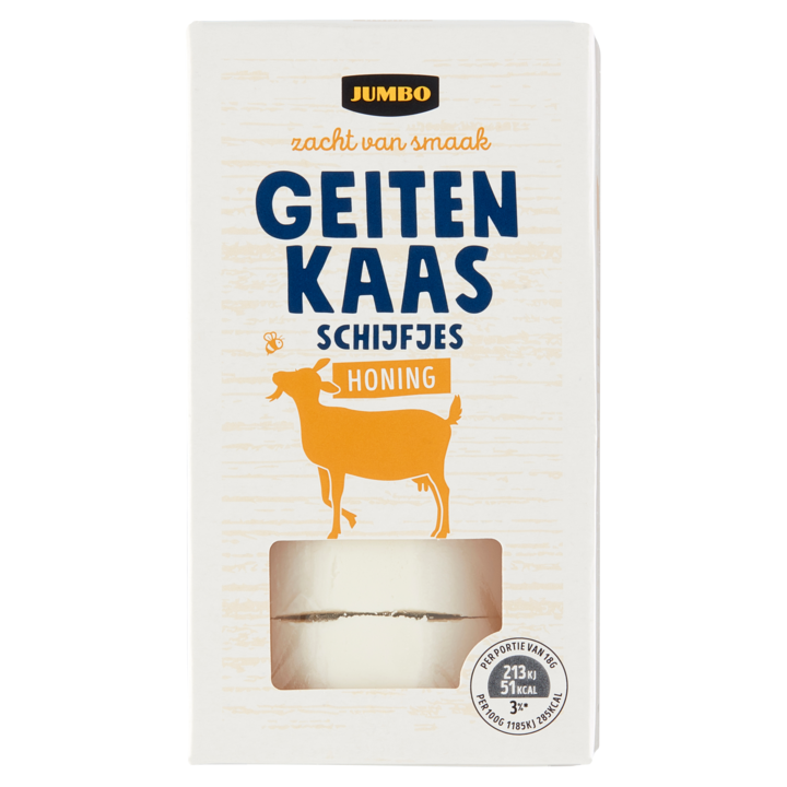 Jumbo Geitenkaas Schijfjes Honing 125g