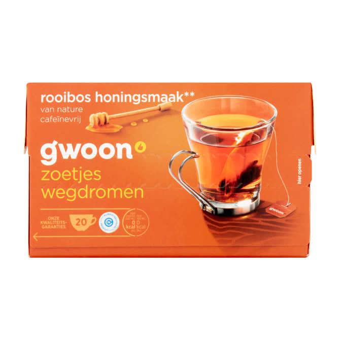 g&#039;woon Rooibos honing thee