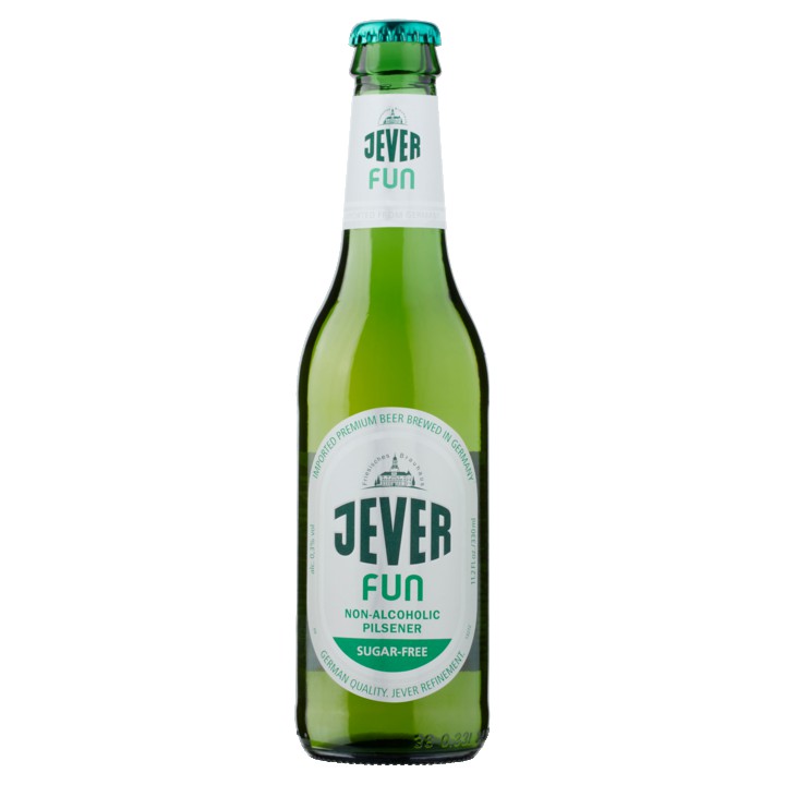 Jever Fun Pilsener Sugar-Free Alcoholvrij 0,5% -Fles 330ML